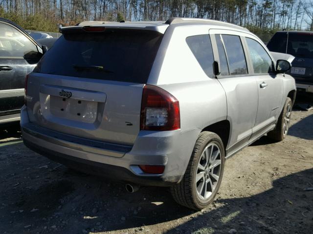 1C4NJCBAXHD187097 - 2017 JEEP COMPASS SP ვერცხლისფერი ფოტო 4