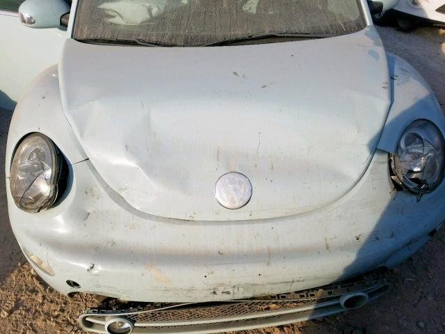 3VWCD31Y25M308358 - 2005 VOLKSWAGEN NEW BEETLE ლურჯი ფოტო 7