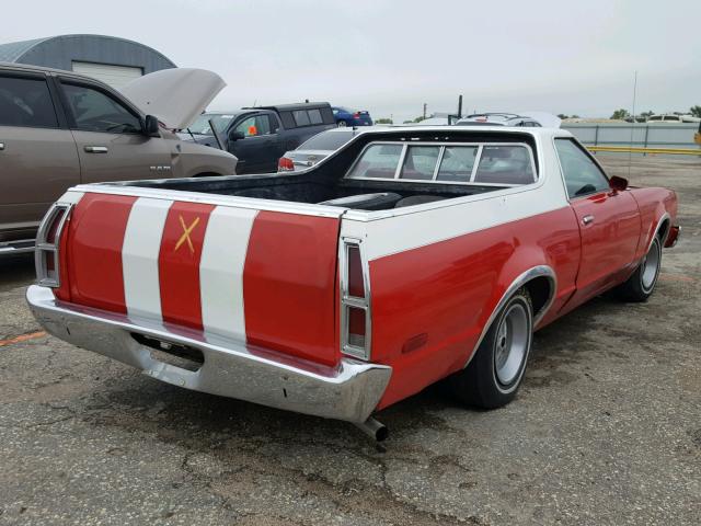 8H47H174367 - 1978 FORD RANCHERO RED photo 4