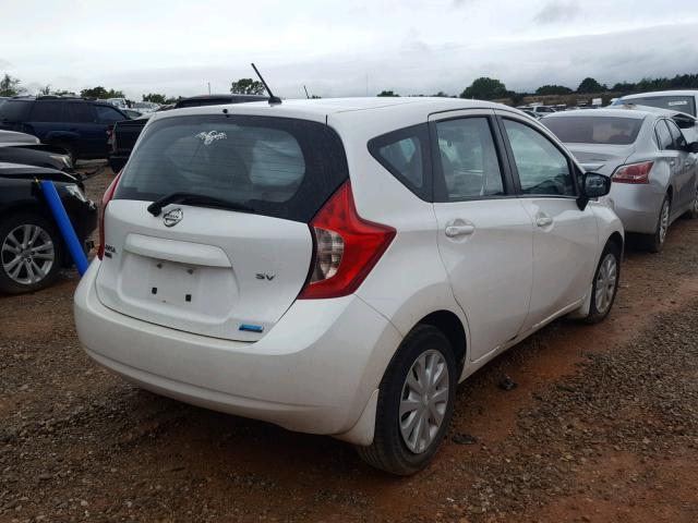 3N1CE2CP7FL364126 - 2015 NISSAN VERSA NOTE WHITE photo 4