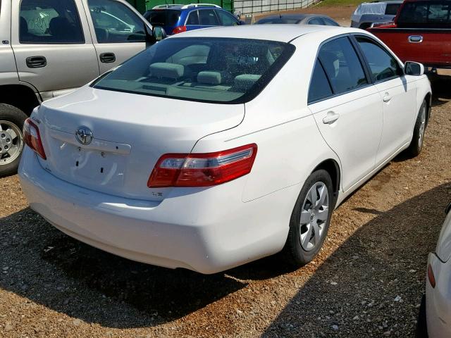 4T4BE46K39R138326 - 2009 TOYOTA CAMRY BASE WHITE photo 4