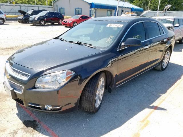 1G1ZE5E78AF248032 - 2010 CHEVROLET MALIBU LTZ შავი ფოტო 2