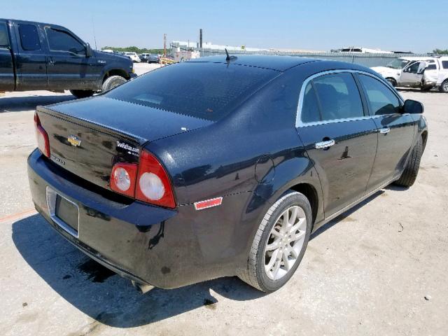 1G1ZE5E78AF248032 - 2010 CHEVROLET MALIBU LTZ შავი ფოტო 4