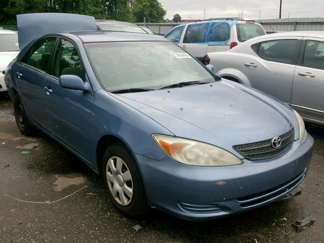 4T1BE32K72U576699 - 2002 TOYOTA CAMRY LE BLUE photo 1