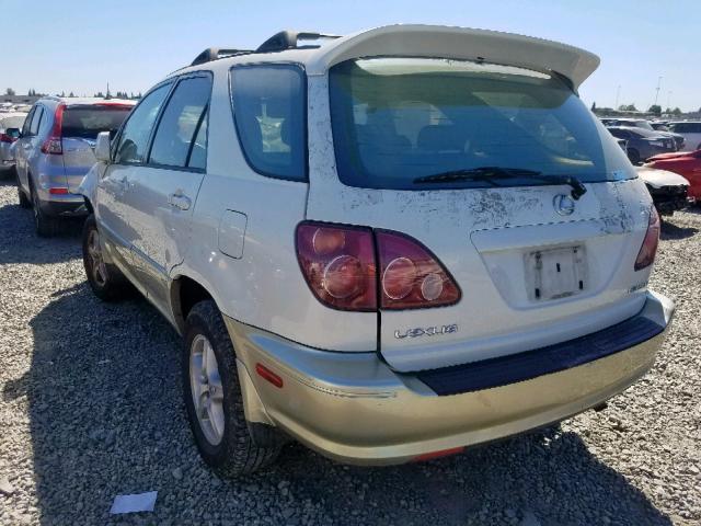 JT6GF10U6Y0078274 - 2000 LEXUS RX 300 WHITE photo 3