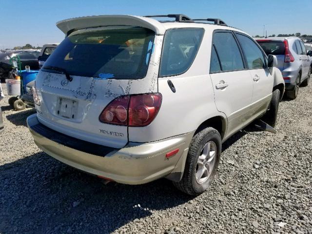 JT6GF10U6Y0078274 - 2000 LEXUS RX 300 WHITE photo 4