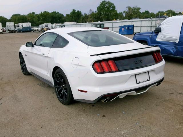 1FA6P8CFXH5335291 - 2017 FORD MUSTANG GT WHITE photo 3