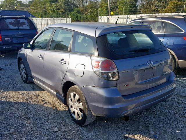 2T1KR32E15C412952 - 2005 TOYOTA MATRIX BLUE photo 3