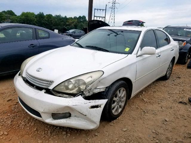 JTHBF30G625035555 - 2002 LEXUS ES 300 WHITE photo 2