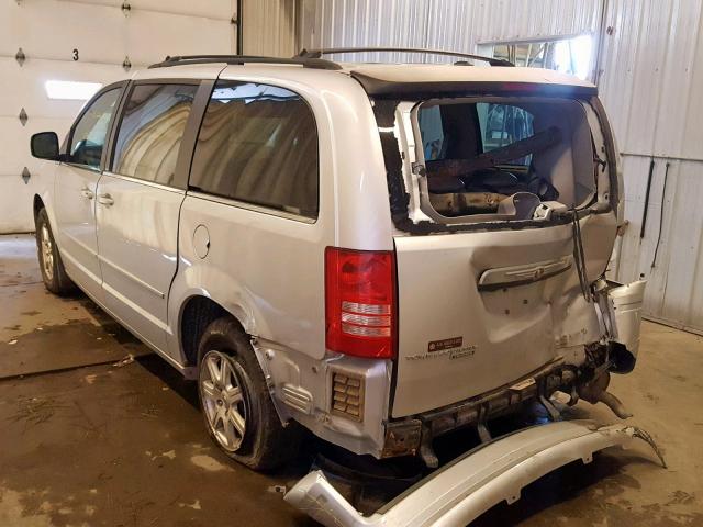 2A8HR54P88R114741 - 2008 CHRYSLER TOWN & COU SILVER photo 3