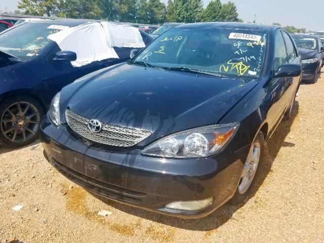 4T1BA32K34U503859 - 2004 TOYOTA CAMRY SE BLACK photo 2