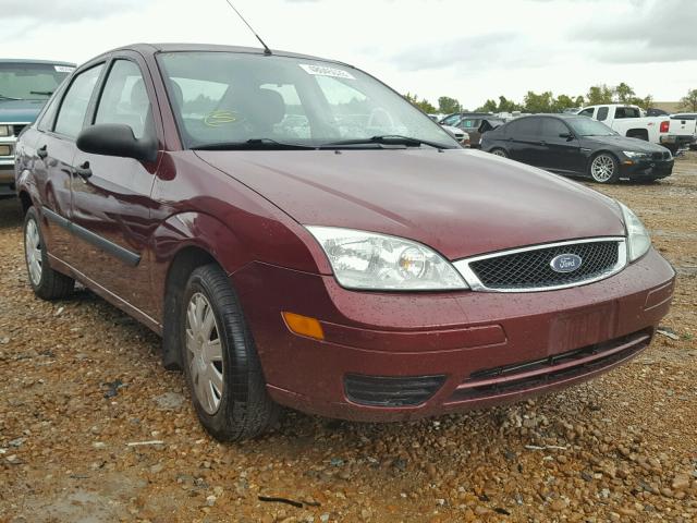 1FAFP34N16W247813 - 2006 FORD FOCUS ZX4 MAROON photo 1