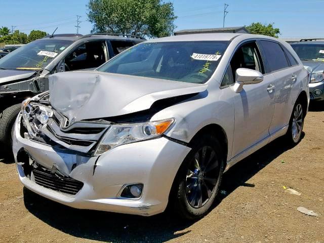 4T3ZA3BB3DU076401 - 2013 TOYOTA VENZA LE SILVER photo 2