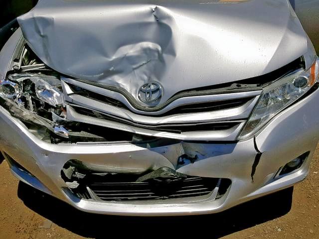 4T3ZA3BB3DU076401 - 2013 TOYOTA VENZA LE SILVER photo 7