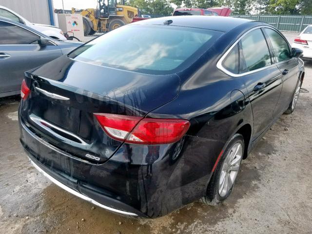 1C3CCCAB7GN167270 - 2016 CHRYSLER 200 LIMITE BLACK photo 4