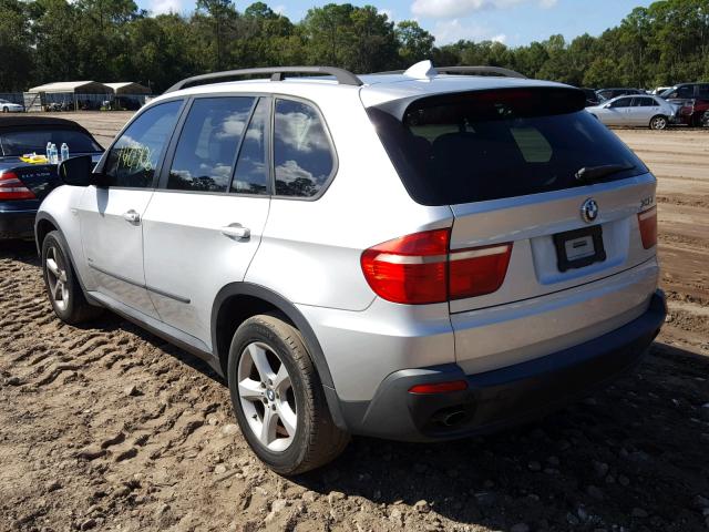 4USFE43527LY78929 - 2007 BMW X5 3.0I SILVER photo 3