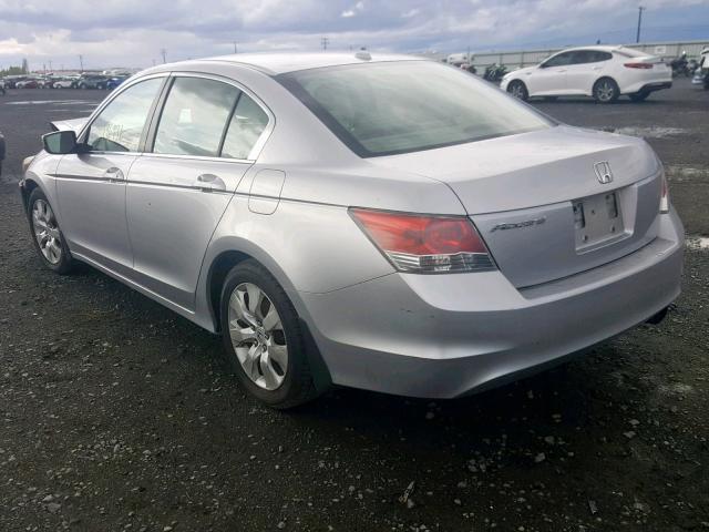 JHMCP26888C007224 - 2008 HONDA ACCORD EXL SILVER photo 3