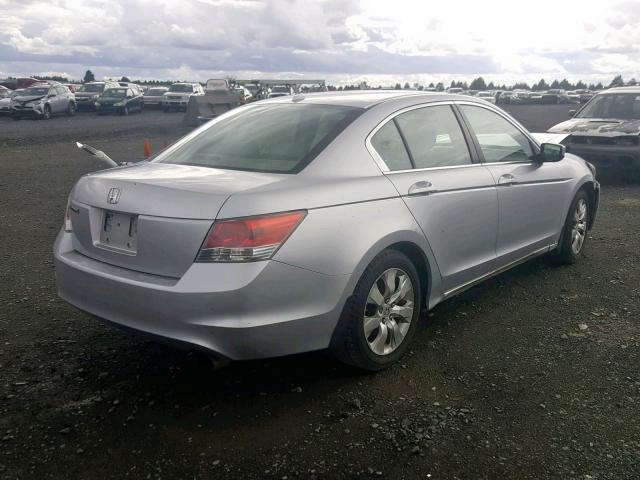 JHMCP26888C007224 - 2008 HONDA ACCORD EXL SILVER photo 4