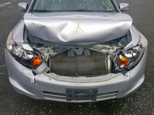 JHMCP26888C007224 - 2008 HONDA ACCORD EXL SILVER photo 9