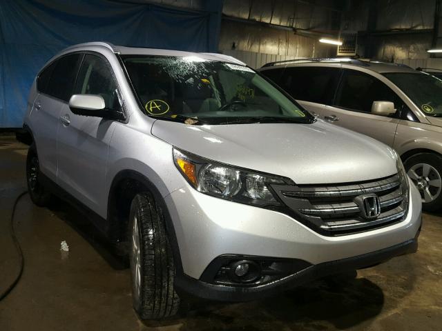 5J6RM4H70CL012375 - 2012 HONDA CR-V EXL SILVER photo 1