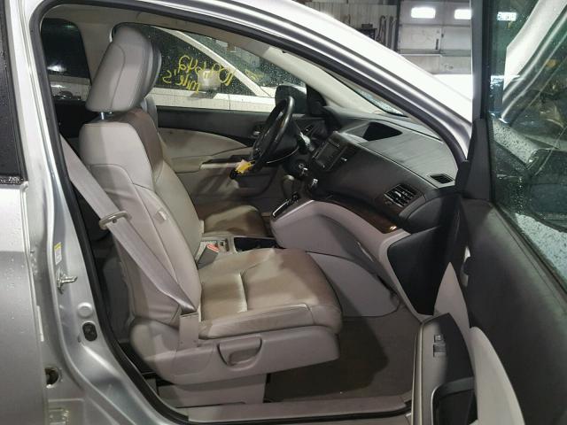 5J6RM4H70CL012375 - 2012 HONDA CR-V EXL SILVER photo 5