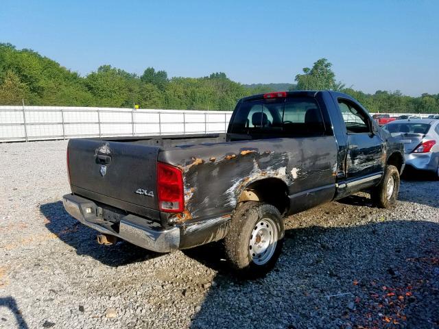 1D7HU16N55J625842 - 2005 DODGE RAM 1500 S BLACK photo 4