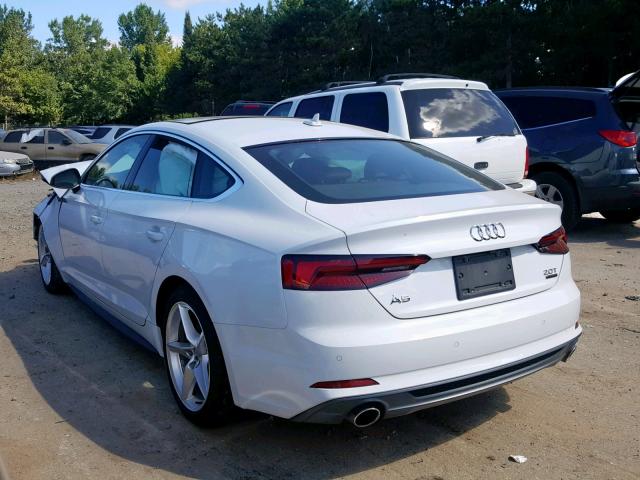 WAUENCF52JA094175 - 2018 AUDI A5 PREMIUM WHITE photo 3