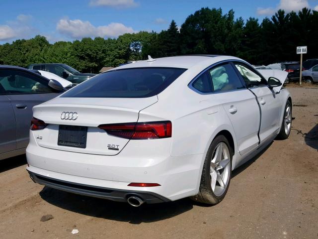 WAUENCF52JA094175 - 2018 AUDI A5 PREMIUM WHITE photo 4