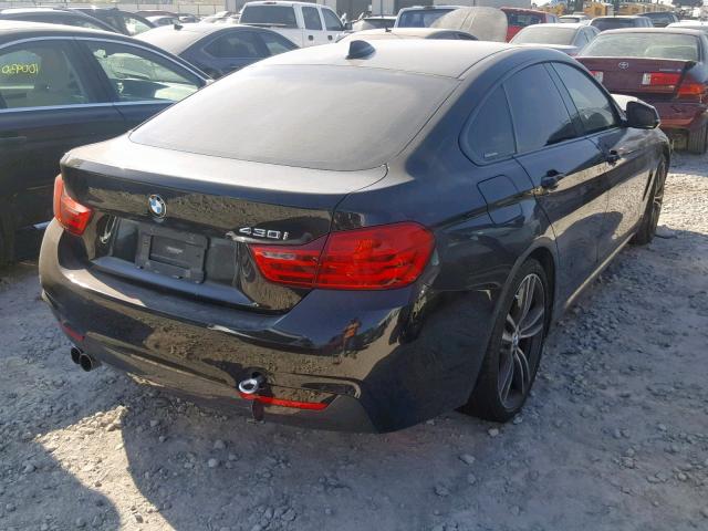 WBA4F7C30HG789202 - 2017 BMW 430I GRAN BLACK photo 4