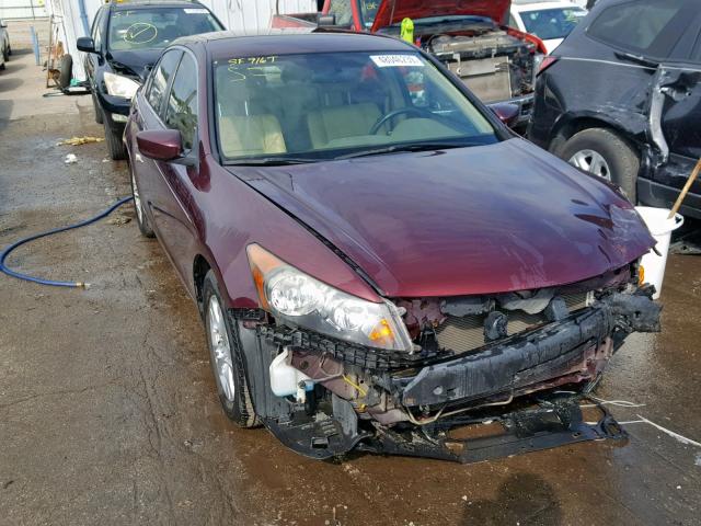 JHMCP26428C075838 - 2008 HONDA ACCORD LXP BURGUNDY photo 1