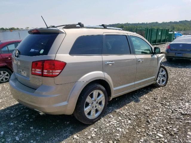 3D4GH67V19T513014 - 2009 DODGE JOURNEY R/ TAN photo 4