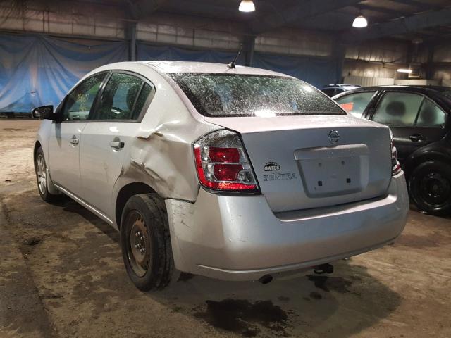 3N1AB61E78L718979 - 2008 NISSAN SENTRA 2.0 SILVER photo 3