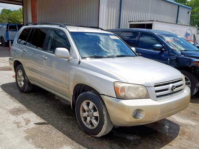 JTEGP21A850047874 - 2005 TOYOTA HIGHLANDER SILVER photo 1