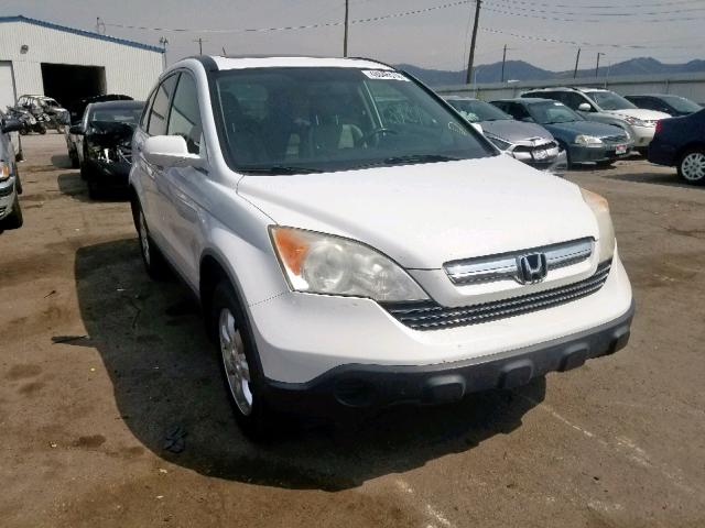 JHLRE48748C059535 - 2008 HONDA CR-V EXL WHITE photo 1