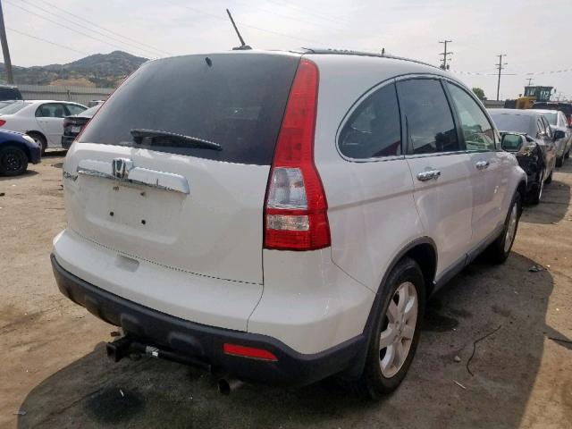 JHLRE48748C059535 - 2008 HONDA CR-V EXL WHITE photo 4