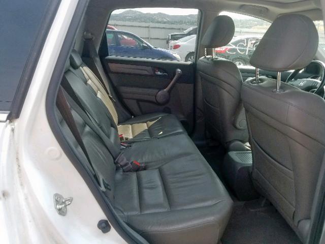 JHLRE48748C059535 - 2008 HONDA CR-V EXL WHITE photo 6