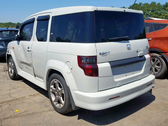 5J6YH189X9L004194 - 2009 HONDA ELEMENT SC WHITE photo 3