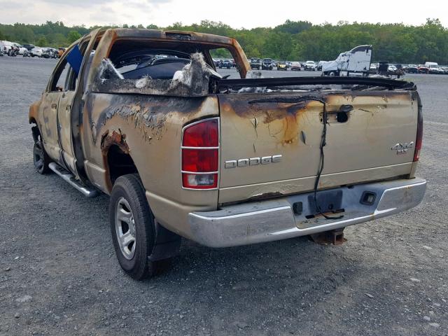 1D7HU18D54S534874 - 2004 DODGE RAM 1500 S BURN photo 3