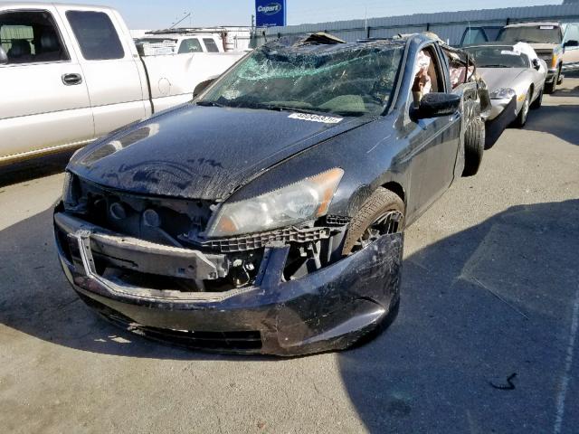 1HGCP26848A123678 - 2008 HONDA ACCORD EXL BLACK photo 2