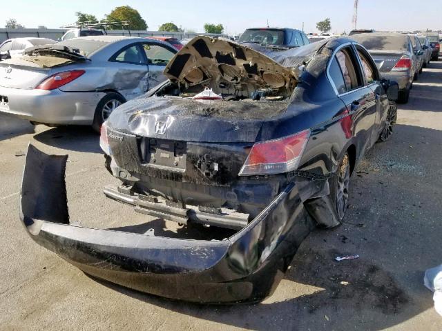 1HGCP26848A123678 - 2008 HONDA ACCORD EXL BLACK photo 4