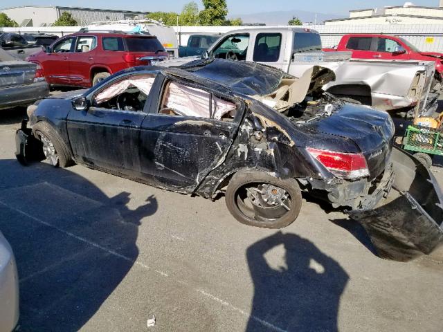 1HGCP26848A123678 - 2008 HONDA ACCORD EXL BLACK photo 9