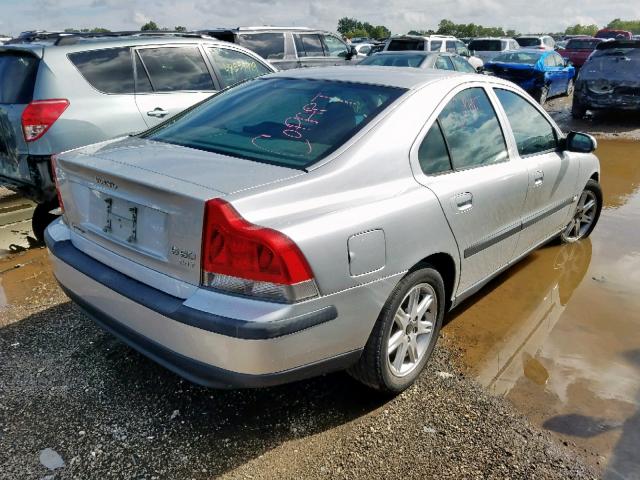YV1RS58D222165412 - 2002 VOLVO S60 2.4T SILVER photo 4