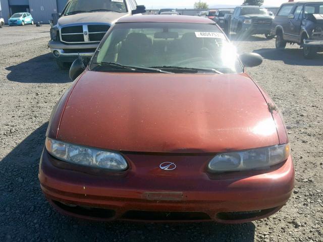 1G3NL52F63C236943 - 2003 OLDSMOBILE ALERO GL BURGUNDY photo 9