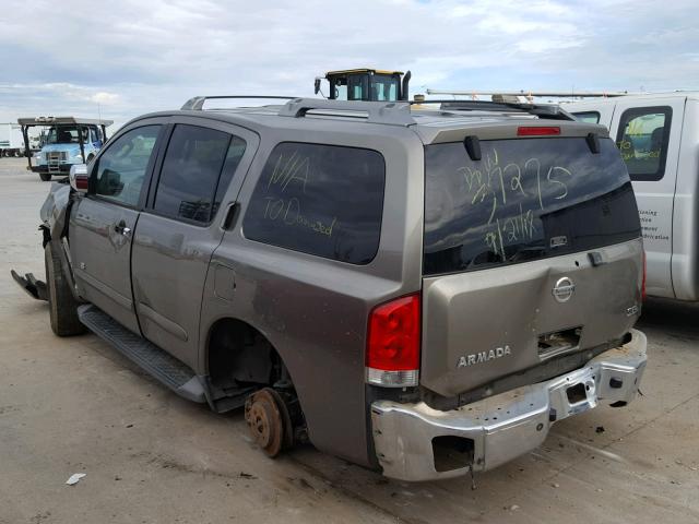 5N1AA08AX6N738846 - 2006 NISSAN ARMADA SE BROWN photo 3