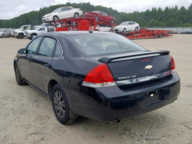 2G1WU581269302244 - 2006 CHEVROLET IMPALA LTZ BLACK photo 3