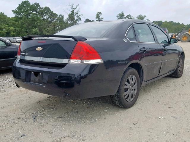 2G1WU581269302244 - 2006 CHEVROLET IMPALA LTZ BLACK photo 4