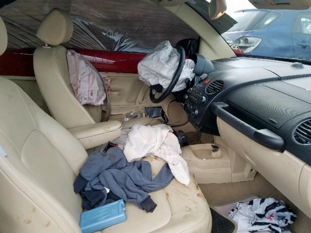 3VWRG31Y38M415036 - 2008 VOLKSWAGEN NEW BEETLE წითელი ფოტო 5