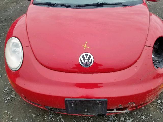 3VWRG31Y38M415036 - 2008 VOLKSWAGEN NEW BEETLE წითელი ფოტო 7