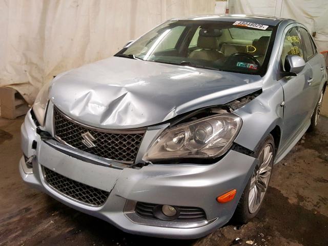 JS2RF9A83B6110965 - 2011 SUZUKI KIZASHI SP BLUE photo 9