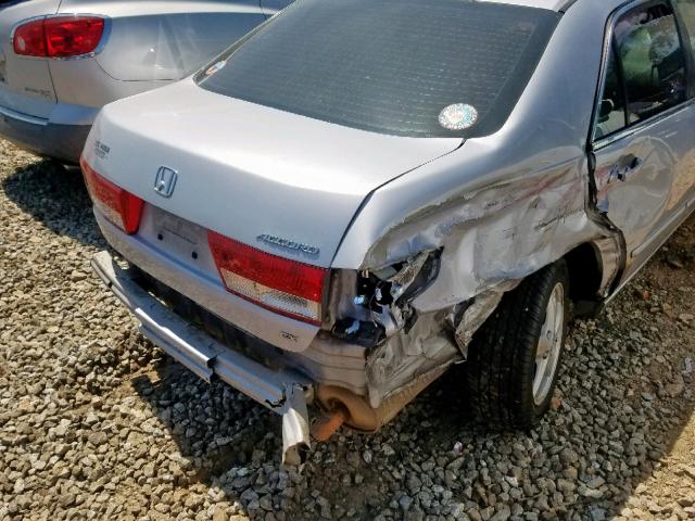 1HGCM56884A055910 - 2004 HONDA ACCORD EX SILVER photo 9